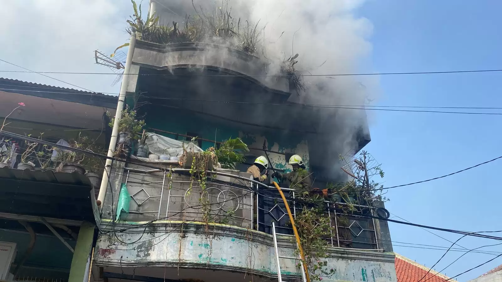 Kebakaran di Jalan Kelapa Puan Utan Kayu Matraman6