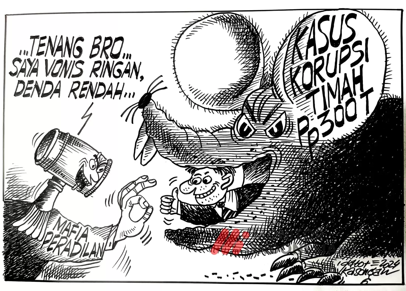 Vonis Ringan Denda Rendah