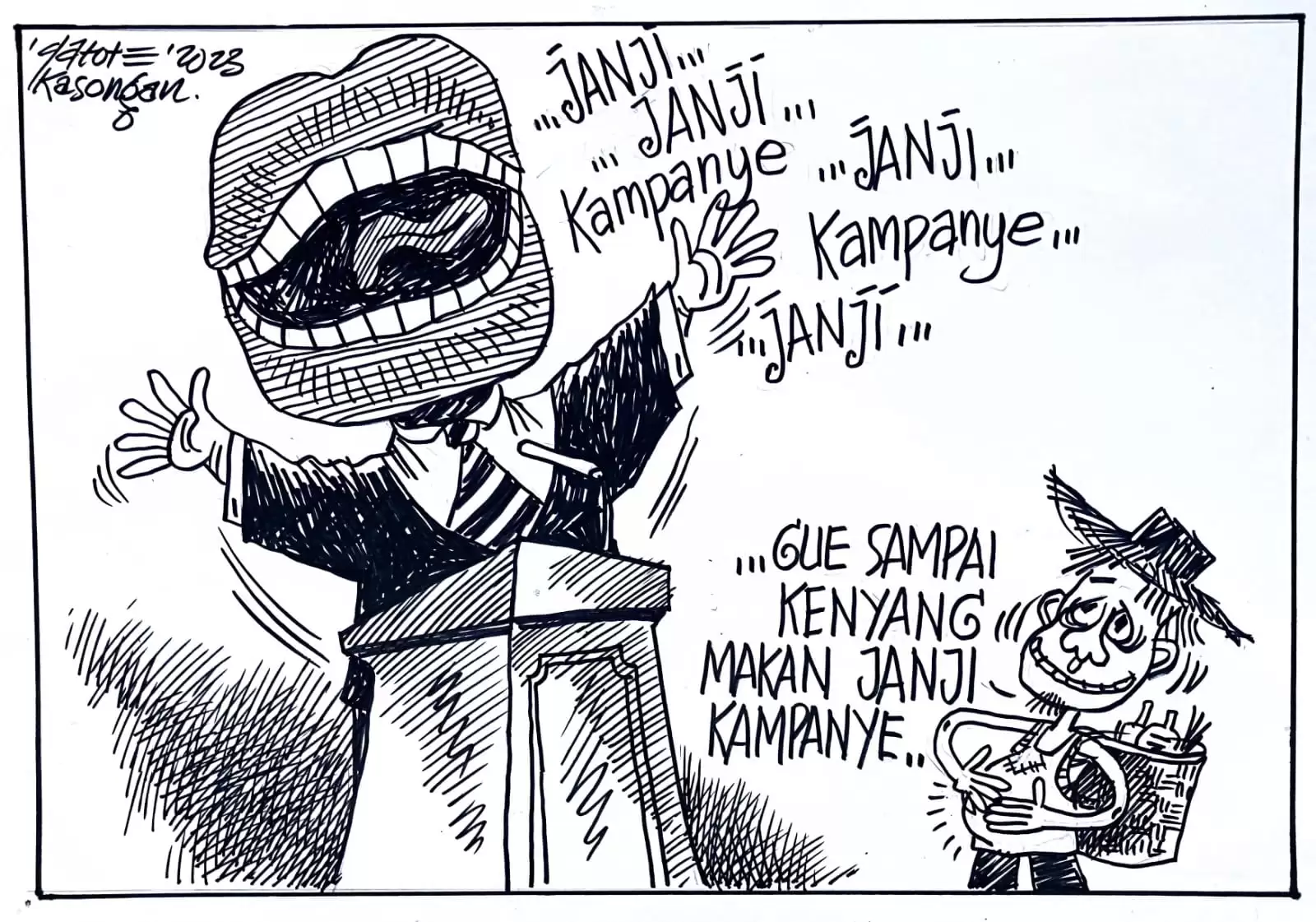 Kenyang Janji Kampanye