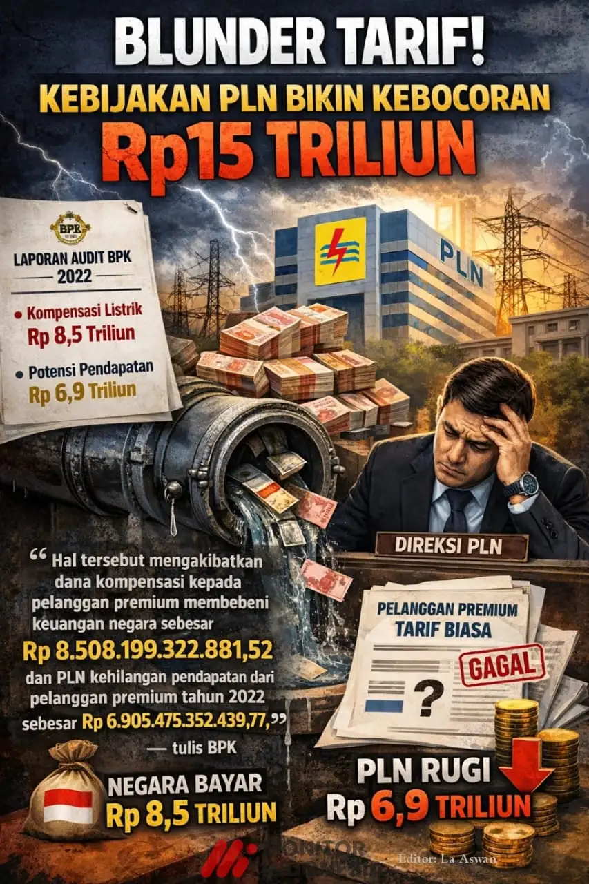 BLUNDER TARIF! Kebijakan PLN Bikin Kebocoran Rp15 Triliun