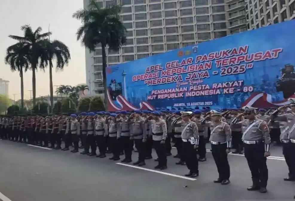 9.035 Personel Gabungan Dikerahkan Untuk Amankan Pesta Rakyat HUT RI ke-80 di Jakarta (Foto: Repro)