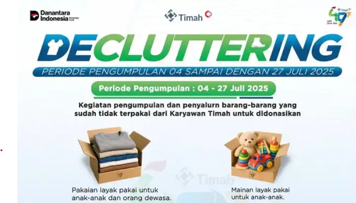 Karyawan PT Timah Galang Aksi Decluttering [Foto: Doc. PT Timah]