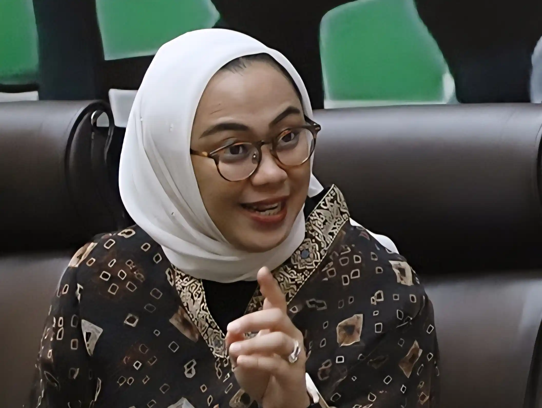 Anggota Komisi IX DPR RI dari Fraksi Partai Demokrat, Cellica Nurrachadiana. (Foto.Rizal)