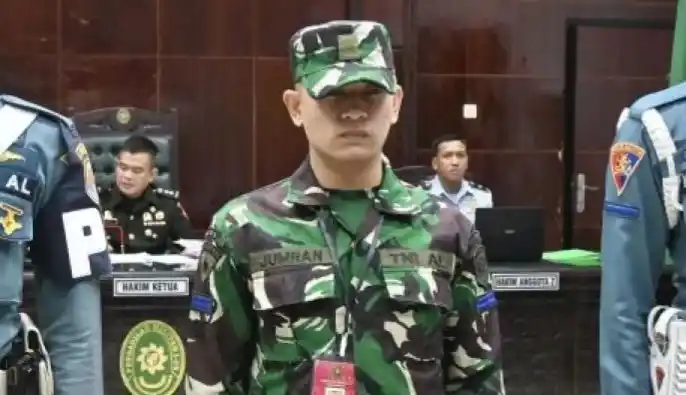 Anggota TNI AL Kelas I, Jumran (Foto: Ist)