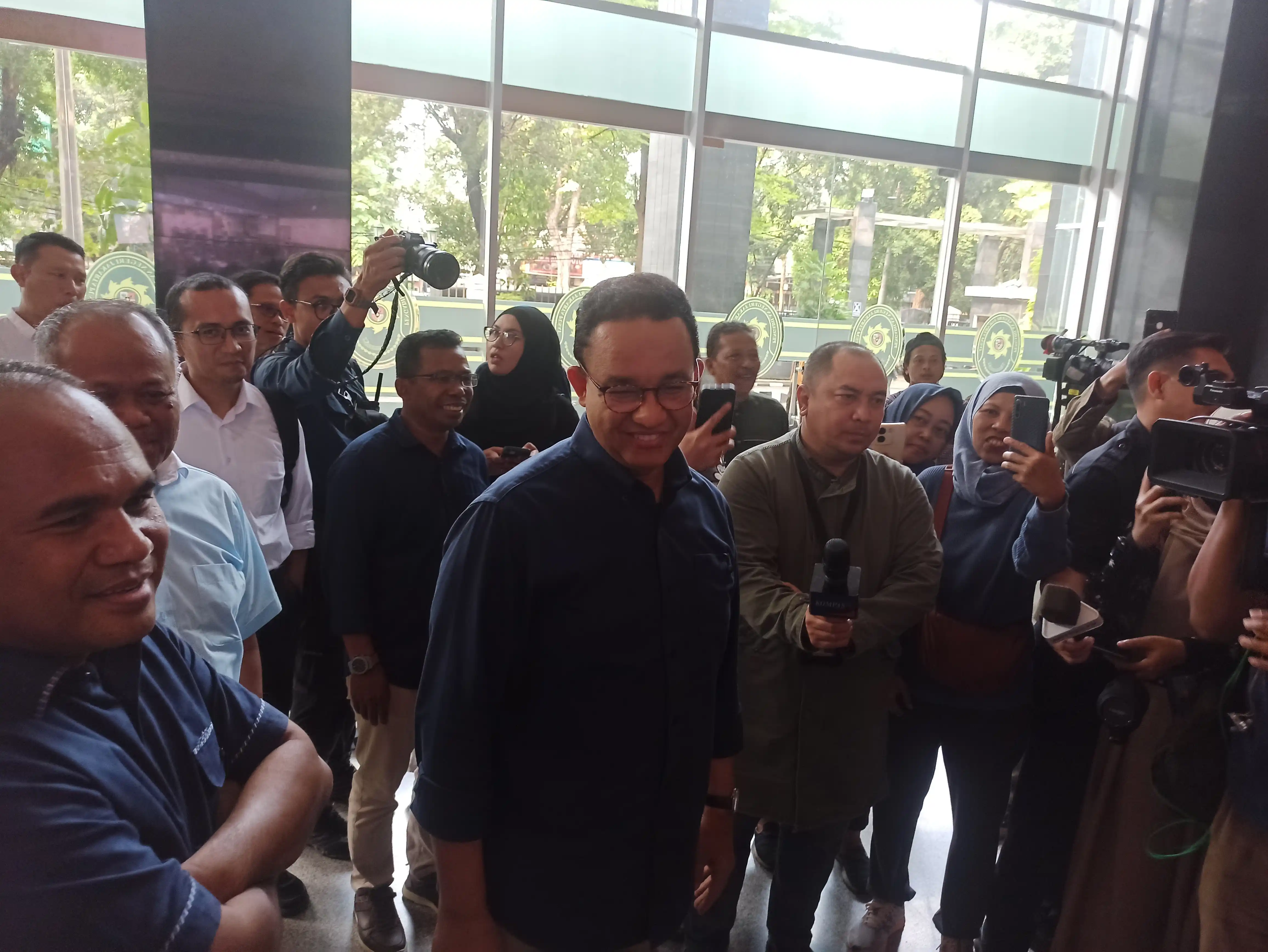 Anies Baswedan hadiri sidang pledoi Tom Lembong, Rabu (9/7/2025) (Foto: Dok/MI/Alb)