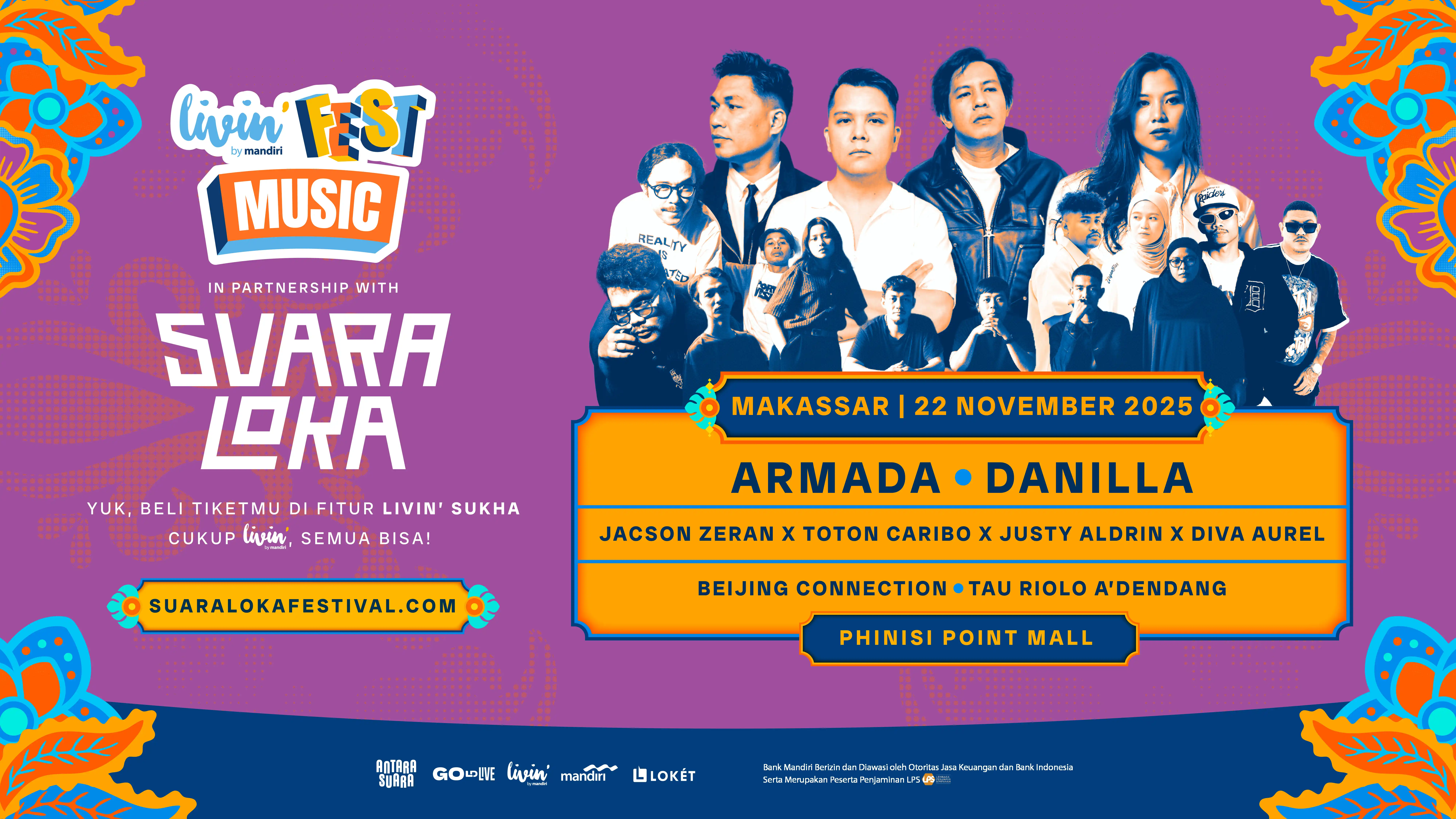 Perayaan 27 tahun Bank Mandiri melalui rangkaian LIVIN’ MUSIC FEST [Foto: Doc. Mandiri]