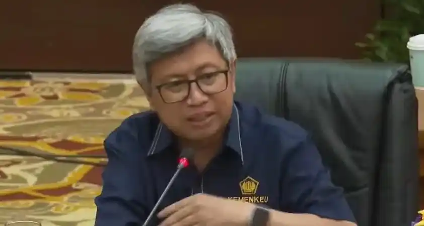 Direktur Jenderal Perbendaharaan Kementerian Keuangan Astera Primanto Bhakti dalam konferensi pers APBN KiTa Edisi Desember 2024 di Jakarta, Rabu (11/12/2024).