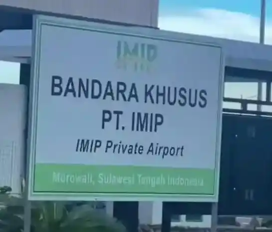Bandara Khusus PT IMIP (Foto: Dok MI)