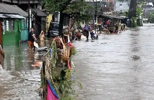 Banjir di Bali (Foto: Dok MI)