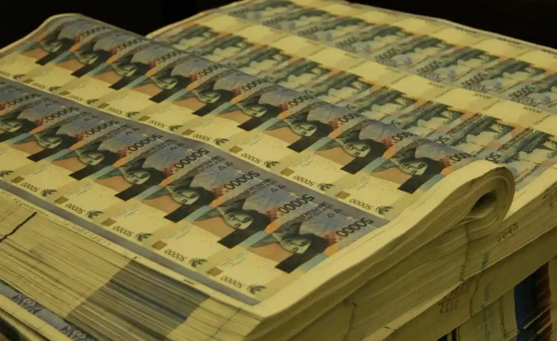 Percetakan mata uang rupiah (Foto: Istimewa)