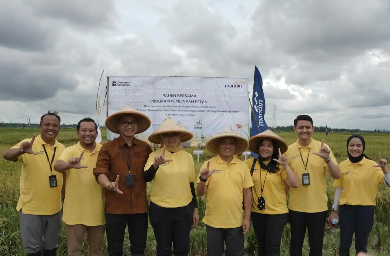Bank Mandiri Bantu Petani Kebumen Hindari Gagal Panen (Foto: Dok Bank Mandiri)
