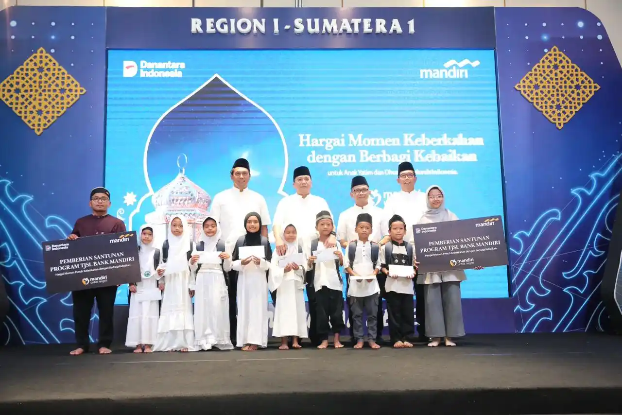 Bank Mandiri Berbagi Kebaikan di Medan dengan Menggelar Buka Puasa, Santunan, dan Khitanan Gratis (Foto: Dok Bank Mandiri)