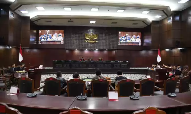 Suasana sidang di MK (Foto: Dok MI)