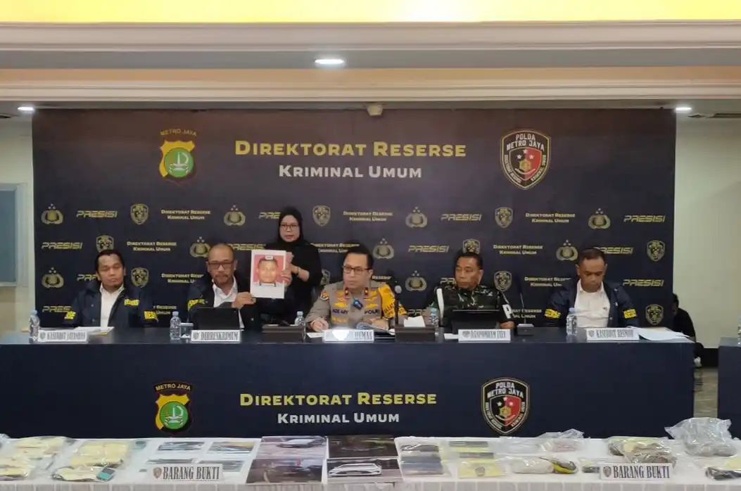 Konferensi pers di Polda Metro Jaya (Foto: Dok MI/Ist)