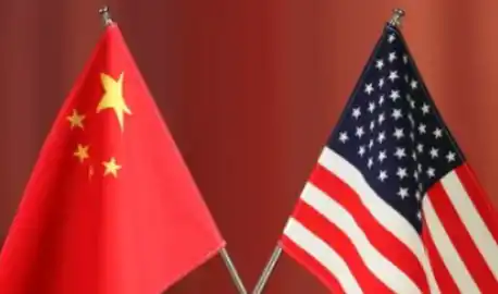 Bendera China dan AS (Foto: Ist)