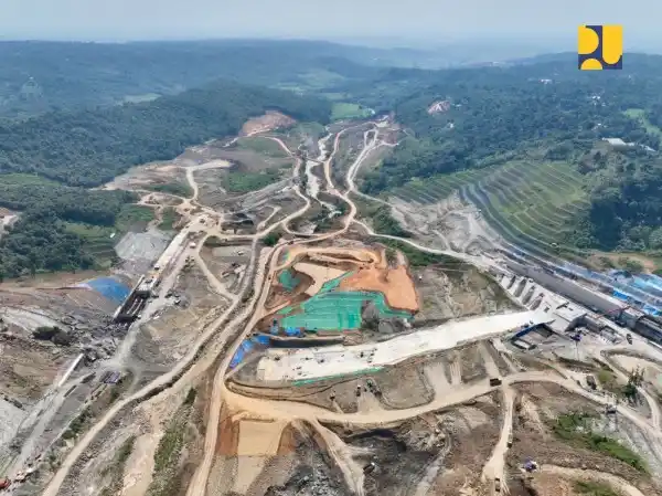 Bendungan Cijurey, Kab Bogor. (Foto: Dok PU)