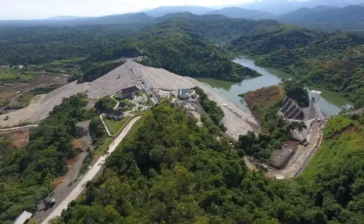 Bendungan Rukoh di Aceh Senilai Rp1,7 Triliun (Foto: Dok Waksita Karya)