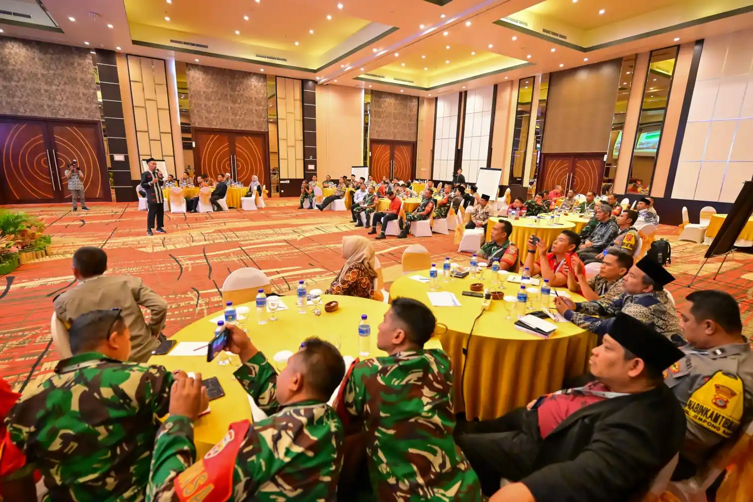 Pelatihan Tiga Pilar dalam Rangka Antisipasi Potensi Radikal Terorisme di Mataram, Nusa Tenggara Barat, Jumat (12/9). (Foto: Dok BNPT)