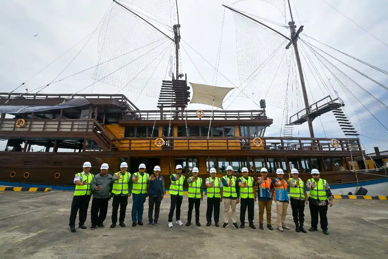 Kepala  Badan Nasional Penanggulangan Teroris(BNPT) Komjen Pol. Eddy Hartono saat melakukan site visit di Benoa Cruise Ship Terminal, Bali pada Selasa (29/7). (Foto: Dok BNPT