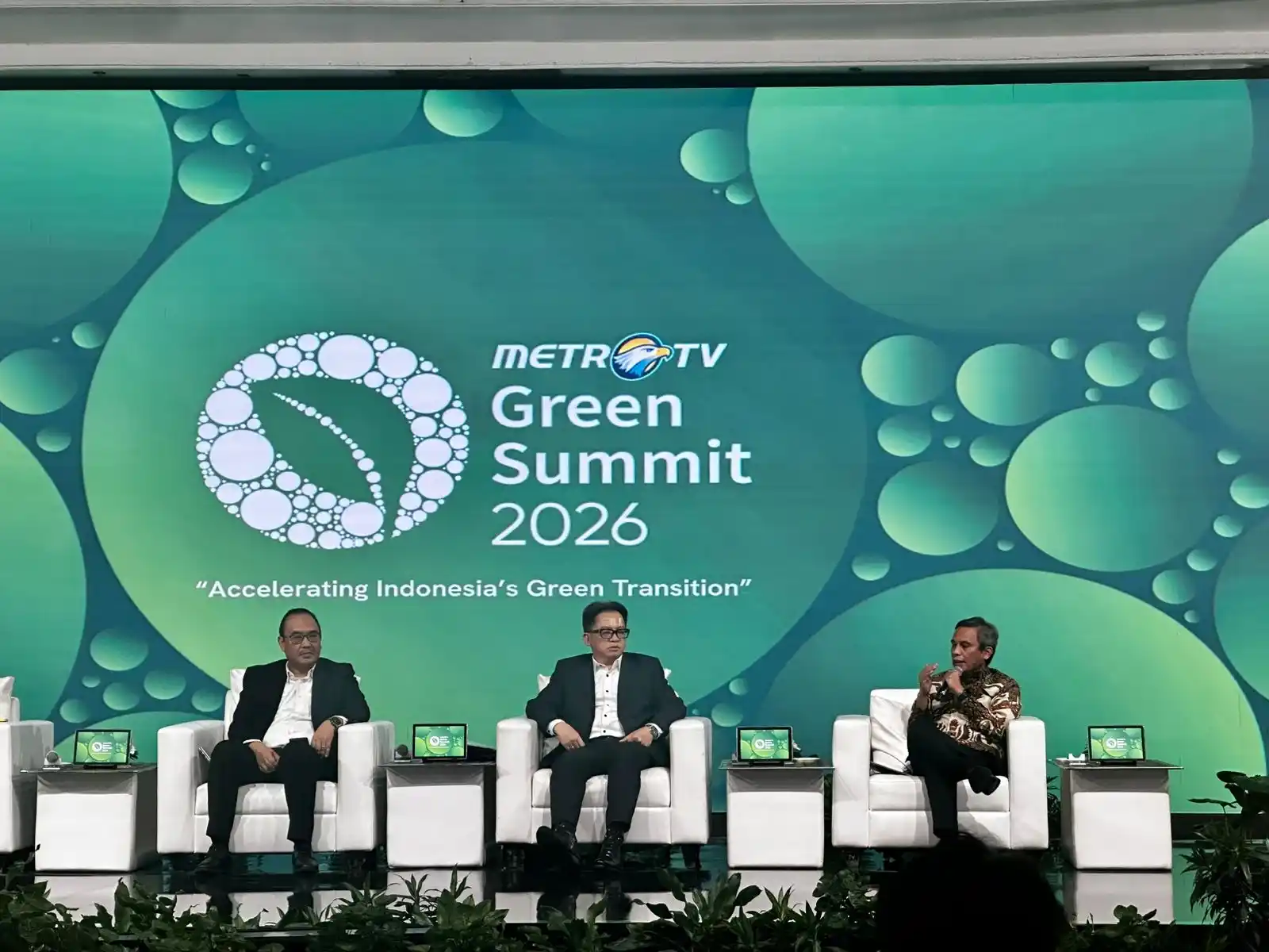 PT Bank Tabungan Negara (Persero) Tbk (BTN) menyatakan komitmennya mendukung transisi ke industri perbankan nasional yang berkelanjutan melalui penerapan prinsip green banking atau praktik perbankan yang ramah lingkungan. Hal itu disampaikan oleh Direktur Utama BTN Nixon LP Napitupulu dalam forum Metro TV Green Summit 2026 yang digelar di Jakarta, Kamis, 22 Januari 2026 (Foto: Dok MI/BTN)