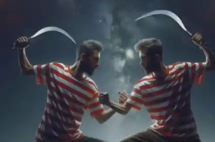 Ilustrasi - Carok (Foto: Ist)