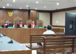 Suasana sidang vonis terhadap Charles Sitorus di Pengadilan Tipikor Jakarta, Jumat (18/7/2025) (Foto: Dok MI/Aswan)