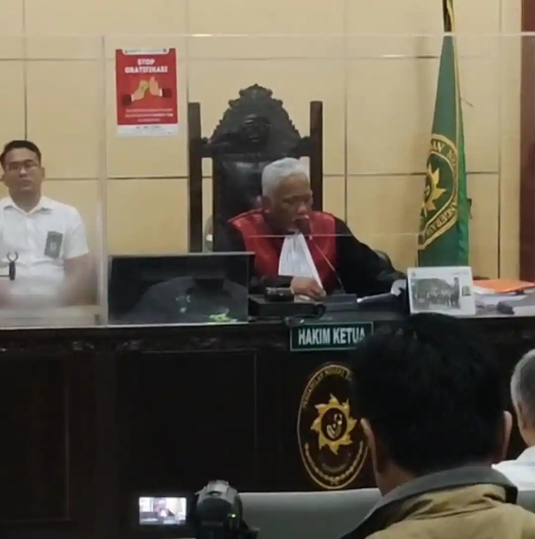 Sidang pembacaan vonis terhadap Charlie Chandra. Foto: Dok MI/Aswan