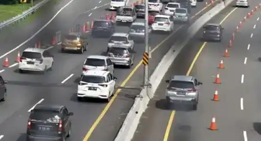 Contraflow di Ruas Tol Jagorawi Arah Puncak Diberlakukan (Foto: Dok MI)