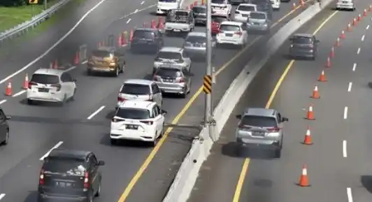 Contraflow di Ruas Tol Jagorawi Arah Puncak Diberlakukan (Foto: Dok MI)