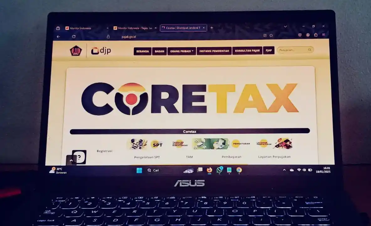 Sejak awal penggunaan Coretax, sistem ini sudah menimbulkan kendala, seperti pembuatan akun tidak berjalan lancar, sementara website Coretax kerap kali error dan lambat. (Foto: Dok MI/Aswan0