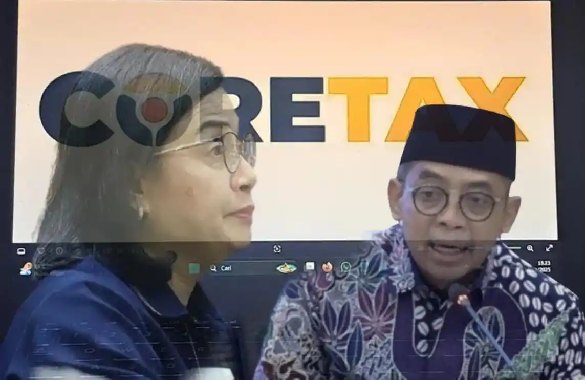 Ilustrasi - Coretax - Menteri Keuangan Sri Mulyani - Dirjen Pajak Suryo Utomo (Foto: Dok MI/Aswan)
