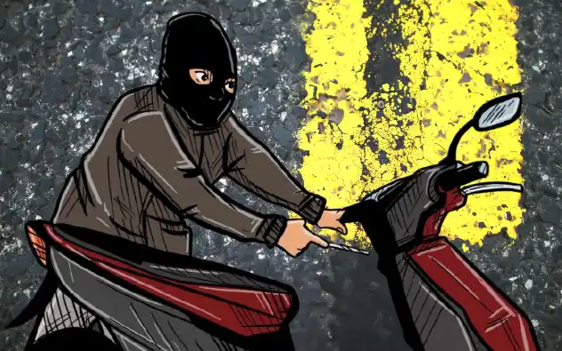 Ilustrasi - Pelaku curanmor di Angkut polisi