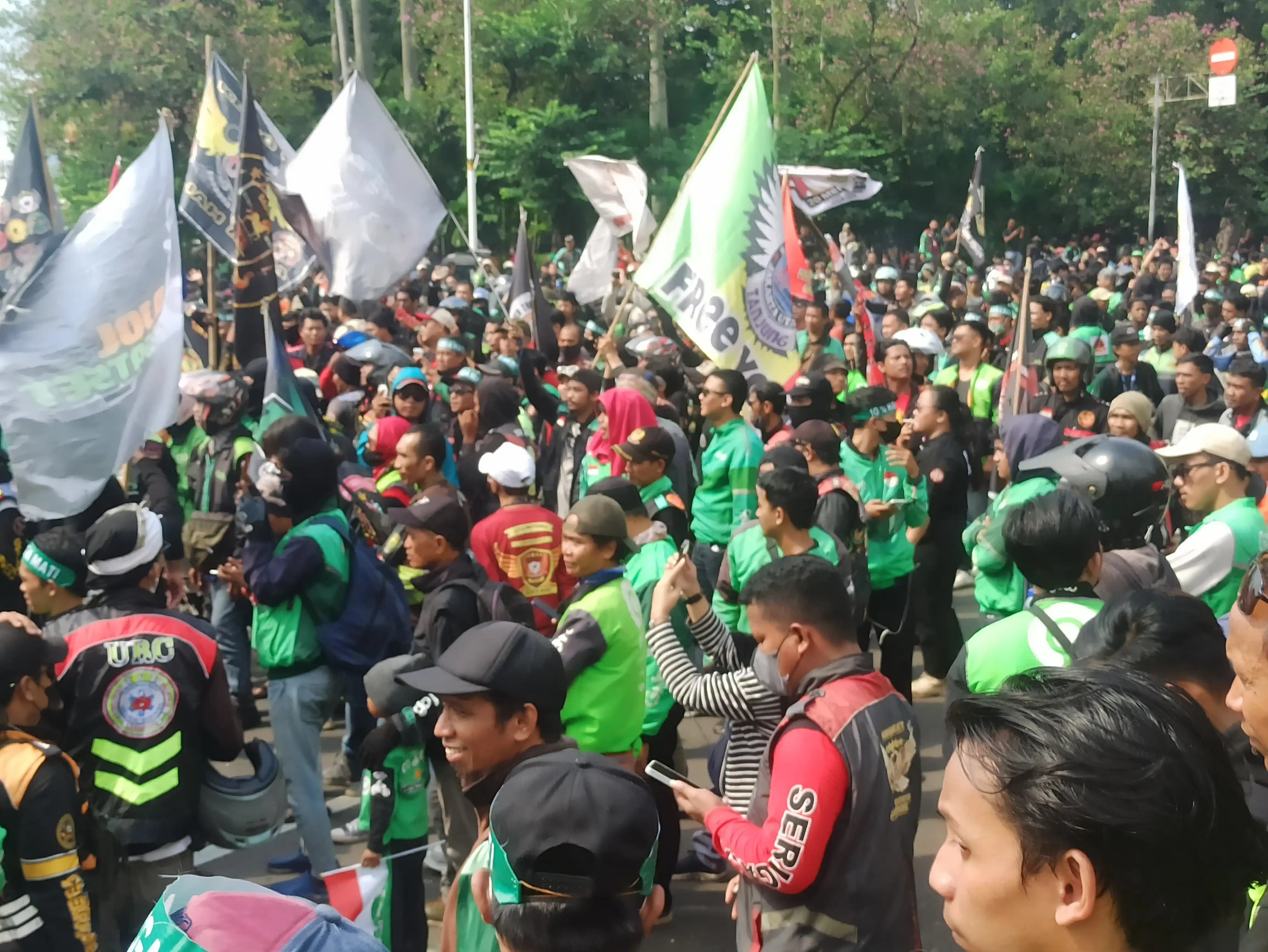 Sekitar 50.000 Driver Ojol Bakal Demo di Istana Negara Hari Ini (Foto: Dok MI)