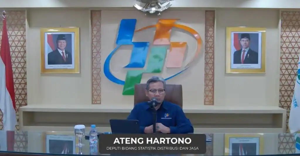 Deputi Bidang Statistik Distribusi dan Jasa BPS, Ateng Hartono (Foto: Repro)