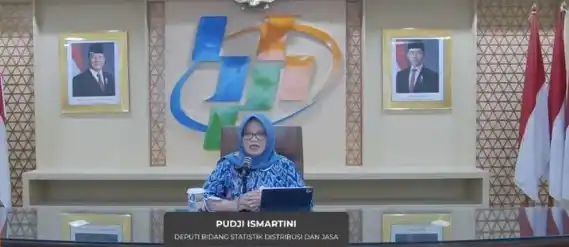 Deputi Statistik Bidang Distribusi dan Jasa, Pudji Ismartini (Foto: Repro)