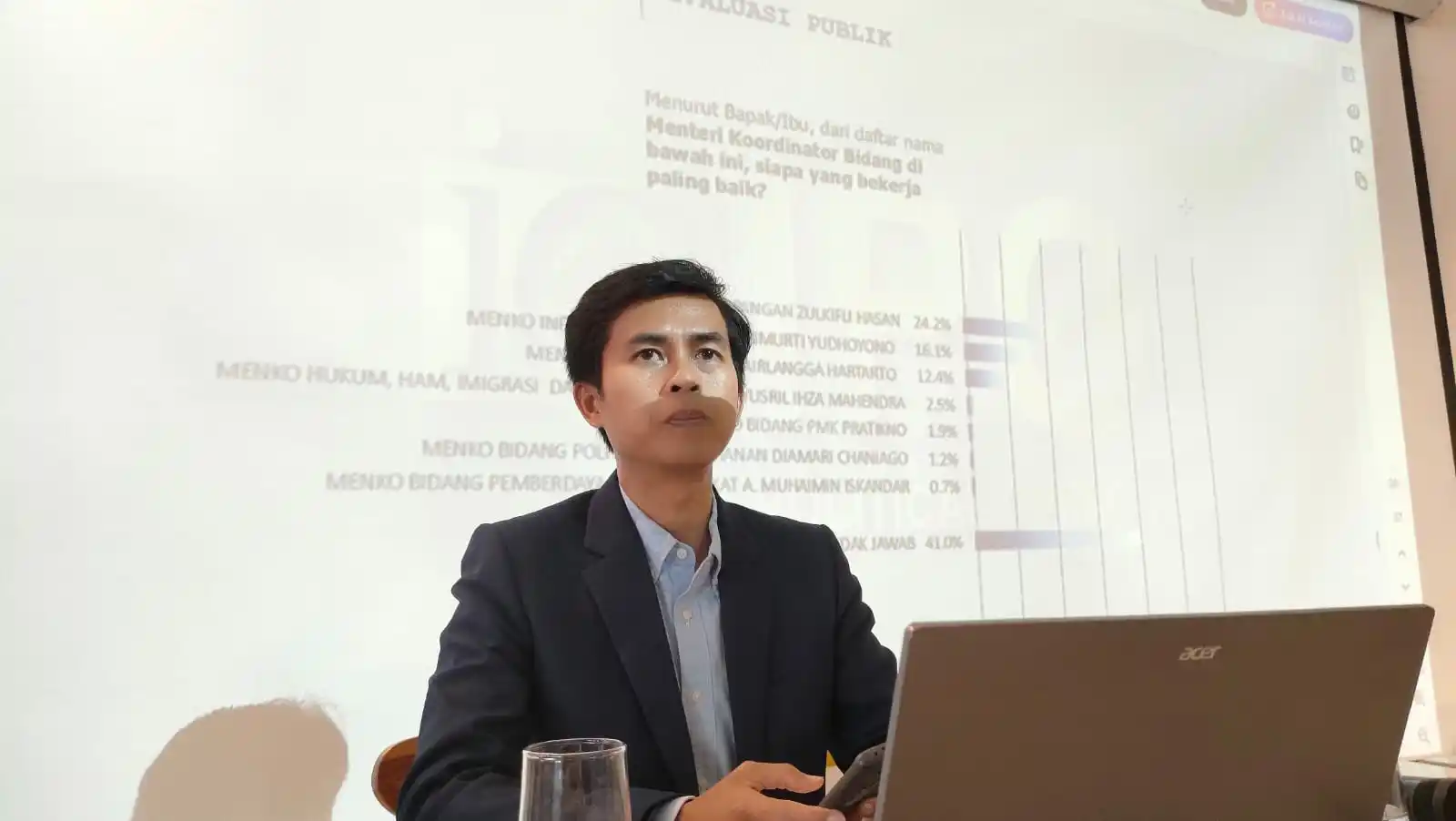 Direktur Eksekutif IPO, Dedi Kurnia Syah.(Rizal Siregar)
