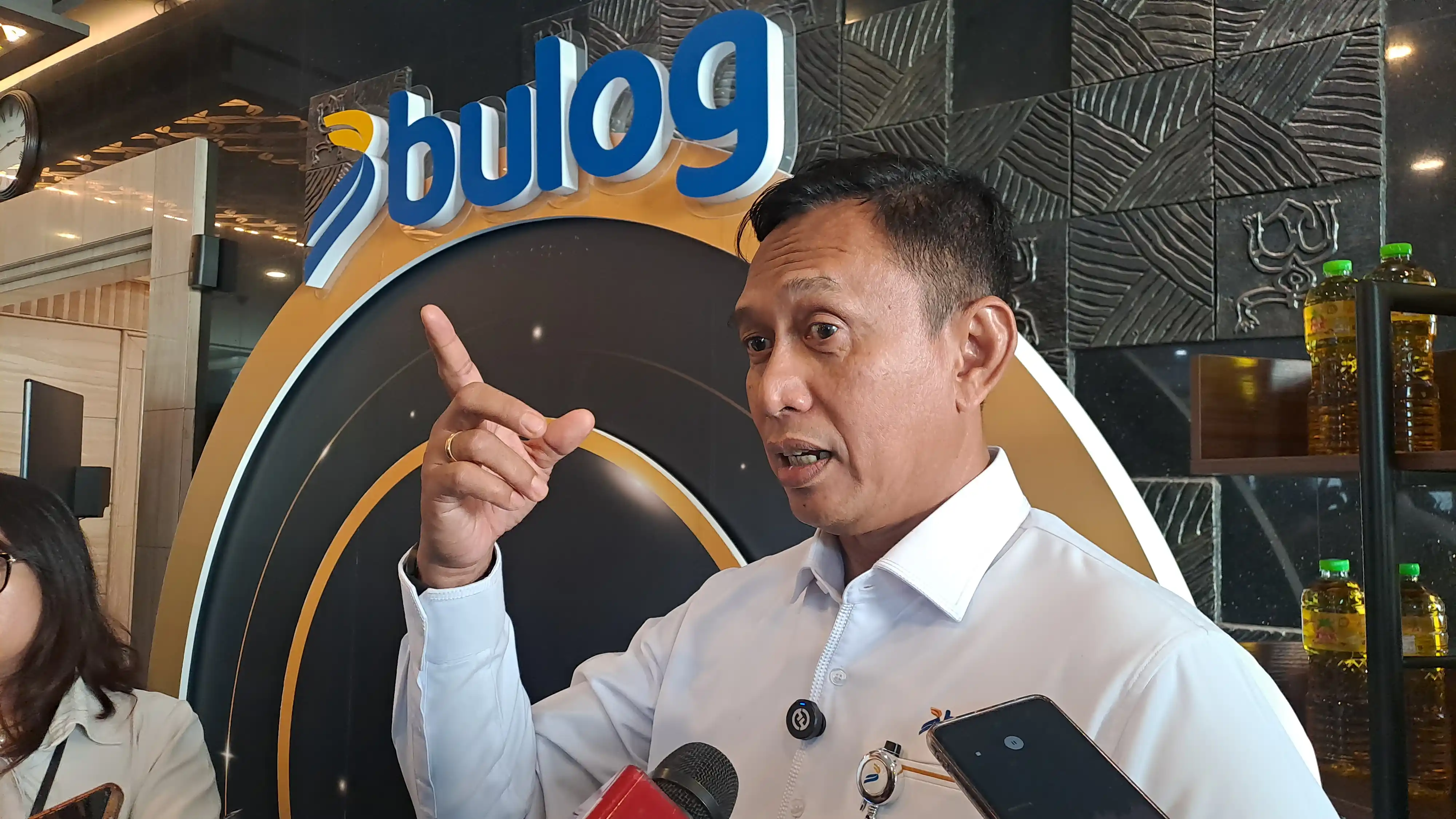 Direktur Utama Perum BULOG, Ahmad Rizal Ramdhani. (Foto.Rizal)