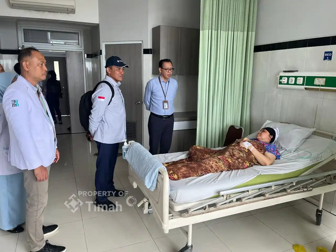 Dirut PT TIMAH Datangi RSBT Pangkalpinang [Foto: Doc. PT Timah]