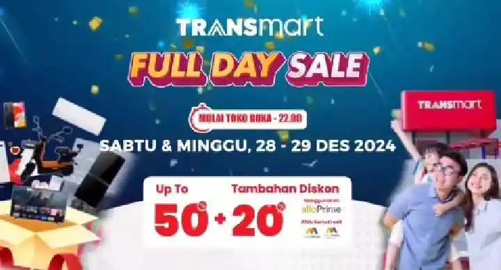 Diskon Transmart hingga 50 % (Foto: Instagram)