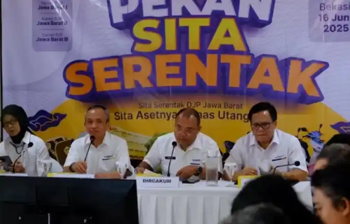 DJP Jabar menggelar Pekan Sita Serentak tahun 2025 (Foto: DJP Jabar)