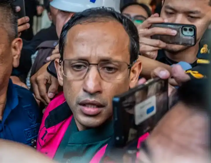 Mantan Mendikbudristek Nadiem Anwar Makarim mengenakan rompi tahanan Kejagung. (Foto: Dok MI/Istimewa)