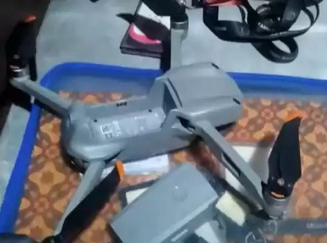 Drone sempat berputar di atas Gedung Kartika yang merupakan Kantor Jaksa Agung Muda Intelijen dan Jaksa Agung Muda Tindak Pidana Khusus (Foto: Dok MI)