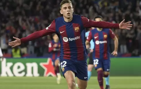 Pemain Barcelona, Fermin Lopez (Foto: AFP)