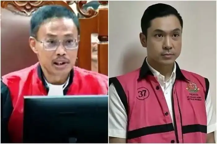 Hakim Ketua Eko Aryanto yang memimpin sidang putusan vonis Harvey Moeis dan menjatuhkan vonis 6,5 tahun penjara [Foto: Ist]