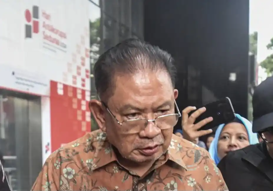 Eks Dirut PT Taspen Iqbal Latanro saat di KPK (Foto: Dok MI)