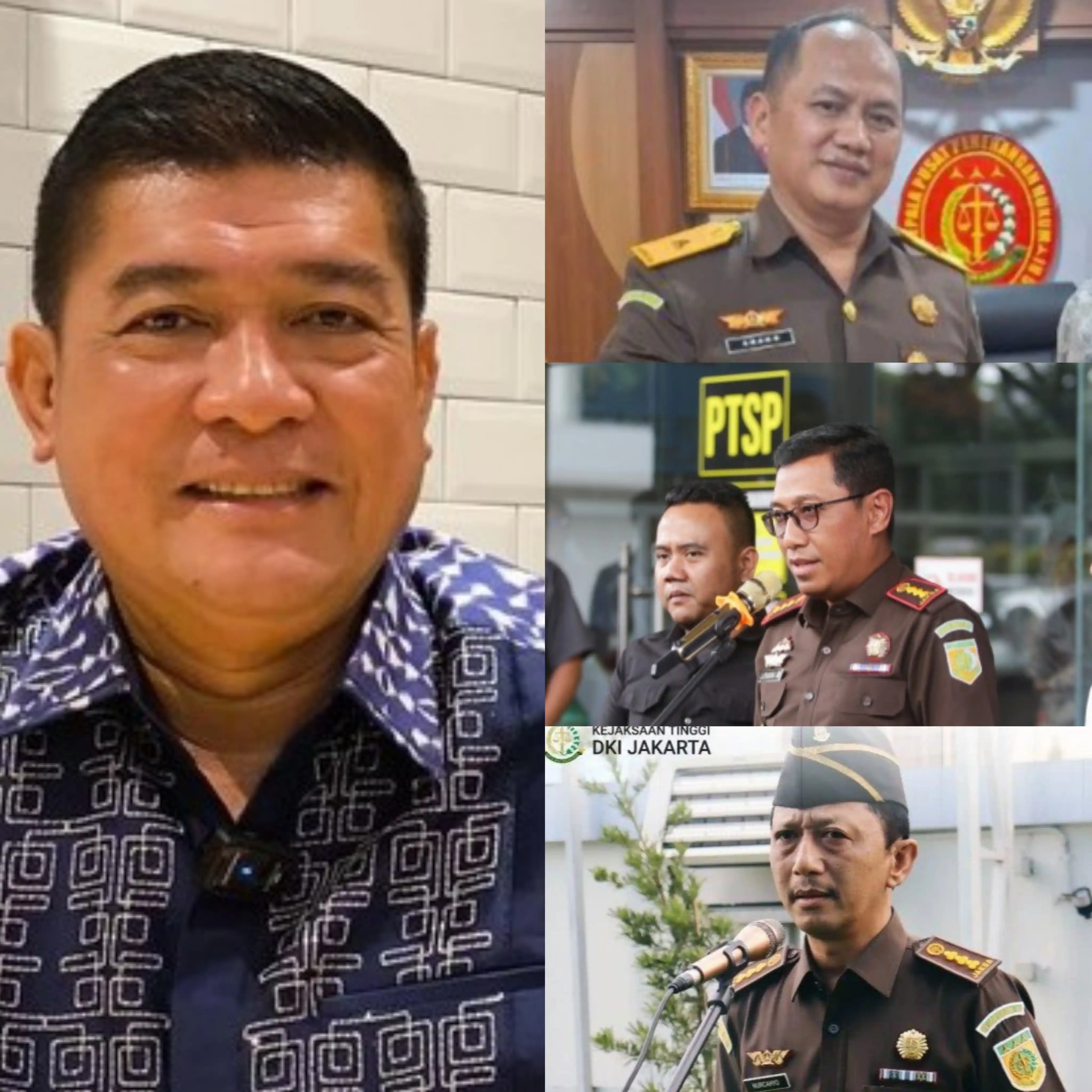 Anang Supriatna (kanan atas), Haryoko Ari Prabowo (kanan tengah), Nurcahyo Jungkung Madyo (kanan bawah) dan Silfester Matutina (kiri) (Foto: Kolase MI)