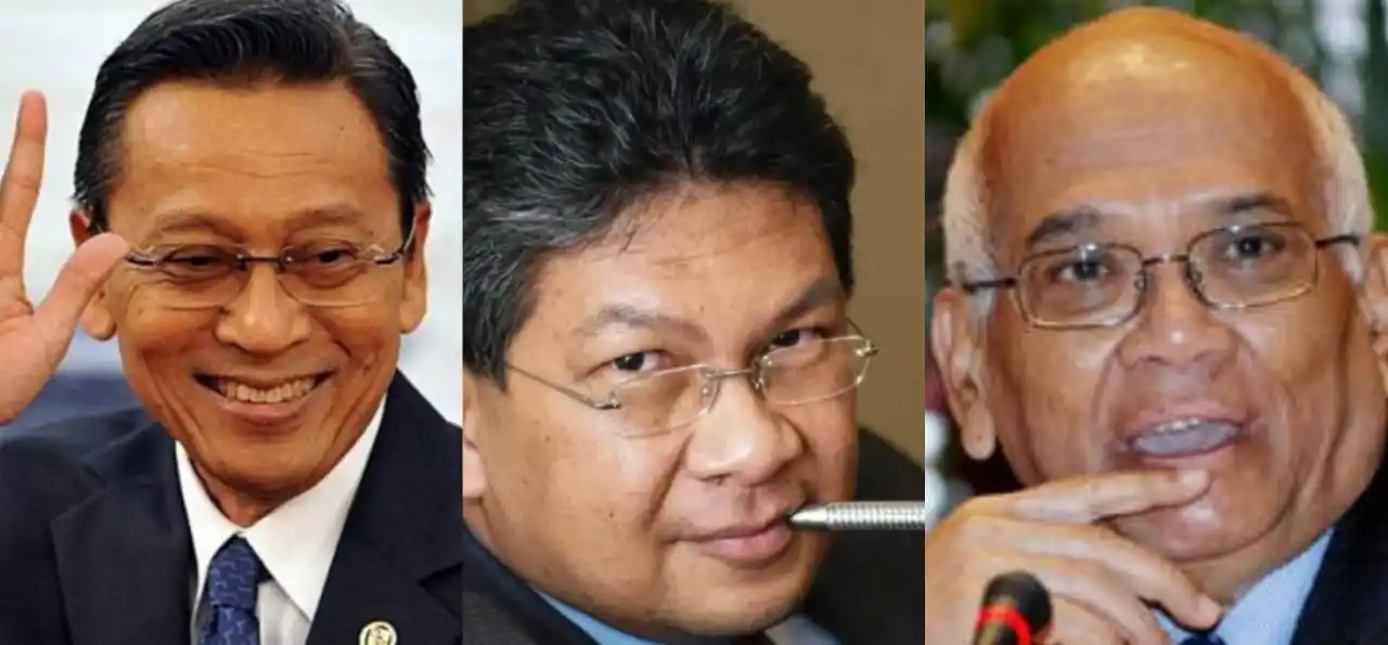 Eks Menteri Keuangan Boediono, Menteri BUMN Laksamana Sukardi dan Menko Perekonomian Dorodjatun Kuntjoro-Jakti (Foto: Kolase MI)