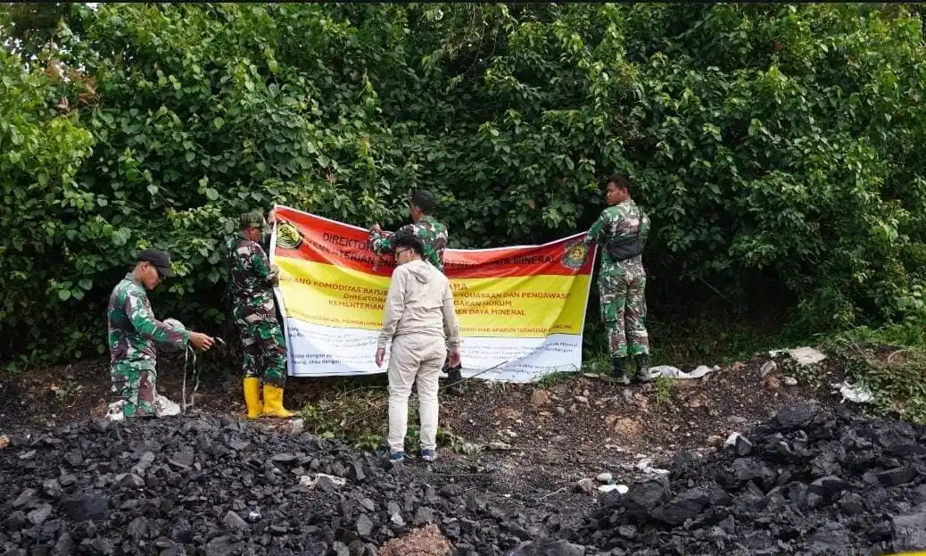 ESDM tutup tiga titik tambang liar di Muara Enim (Foto: Kementerian ESDM)