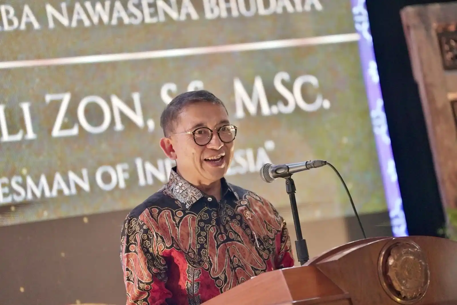 Menteri Kebudayaan Republik Indonesia, Fadli Zon (Foto: Istimewa)