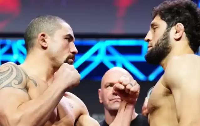 Arsif - Petarung MMA Robert Whittaker dan Ikram Aliskerov (Foto: Ist)